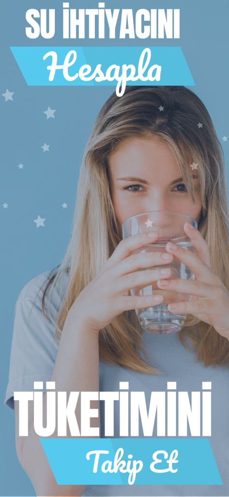 Waterholic Water Tracker Daily - A woman drinking a glass of water with text overlays for tracking daily hydration.