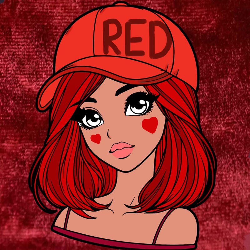 semi realism beautiful girl wearing cap