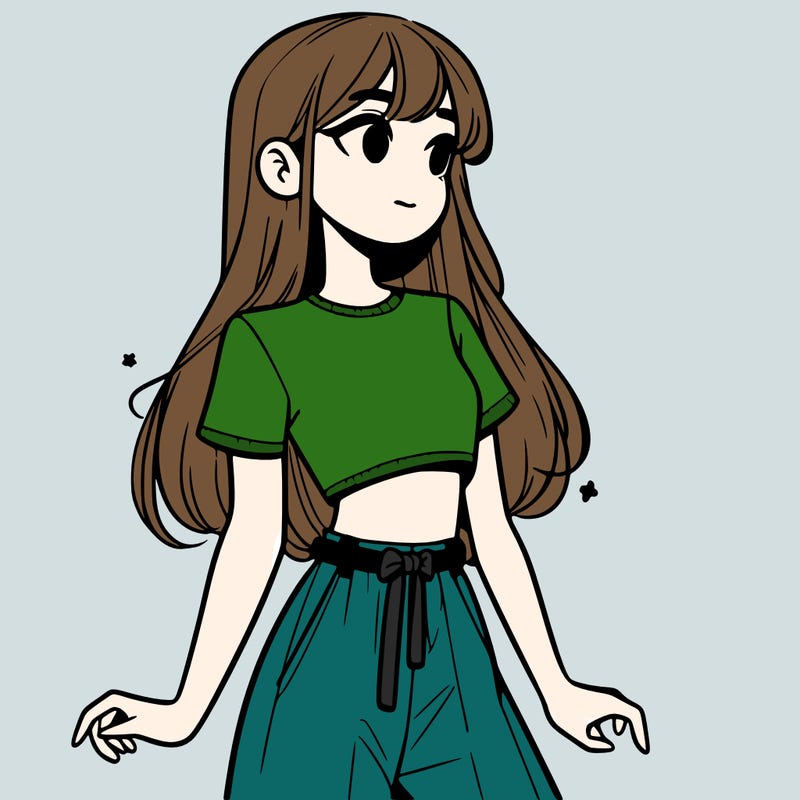 girl in a cute crop top