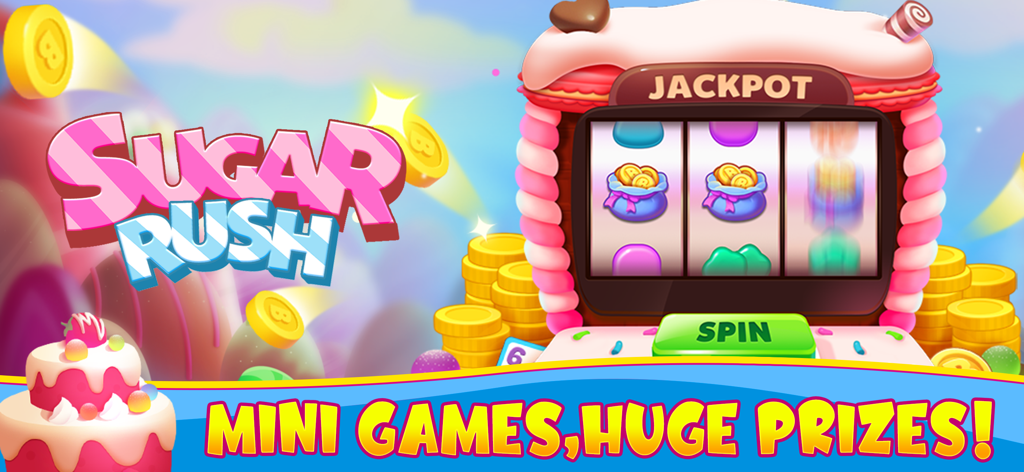 Bravo Bingo-Lucky Bingo Game - Sugar Rush candy themed slot machine mini game in Bravo Bingo.