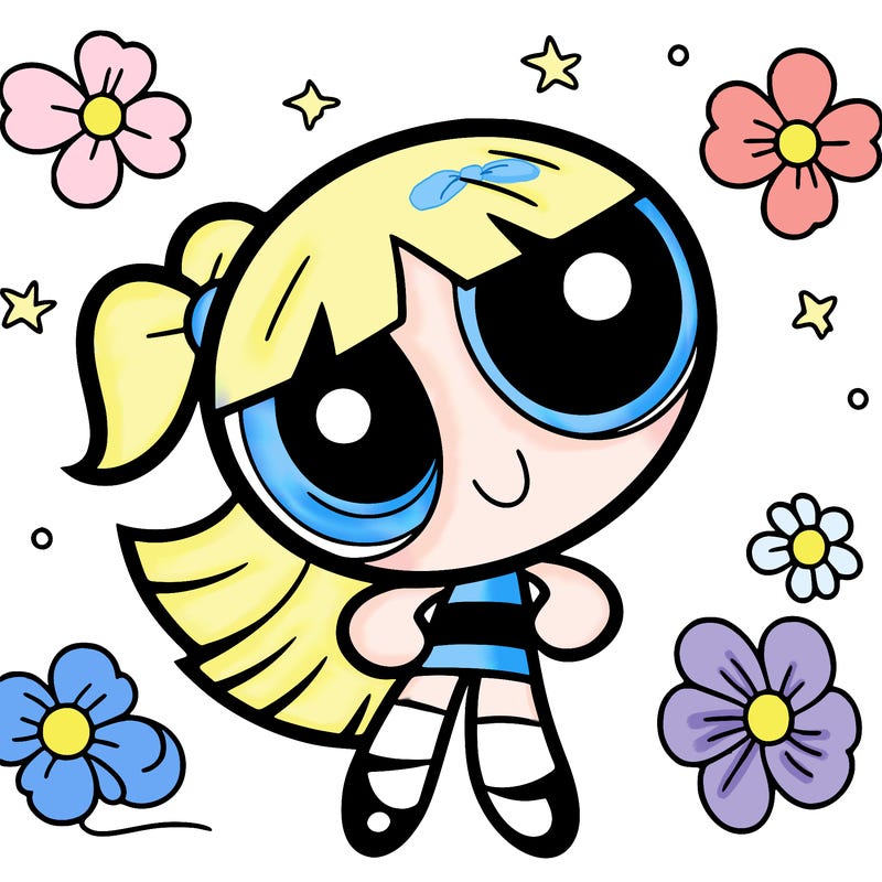 a powerpuff girl