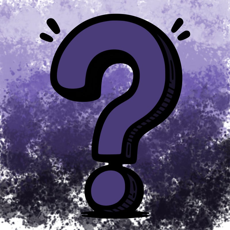 question mark drawing