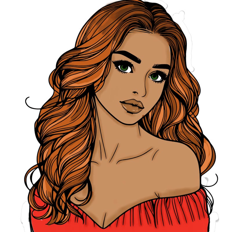 beautiful realistic girl