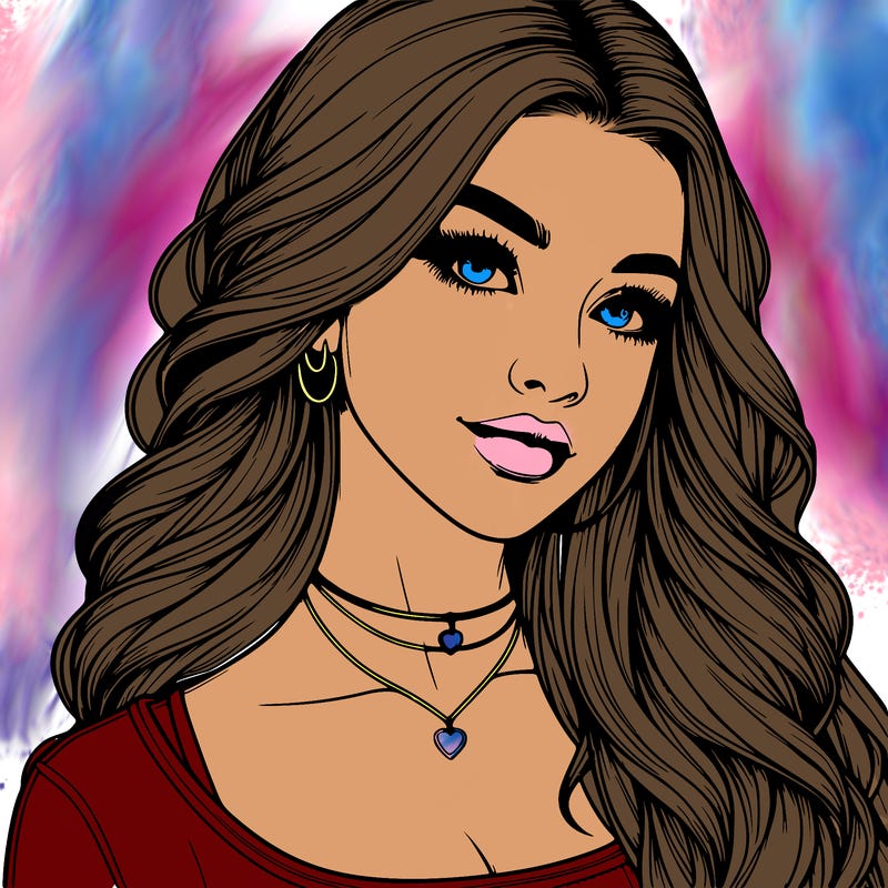 detailed realistic girl