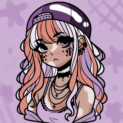 scene girl aesthetic