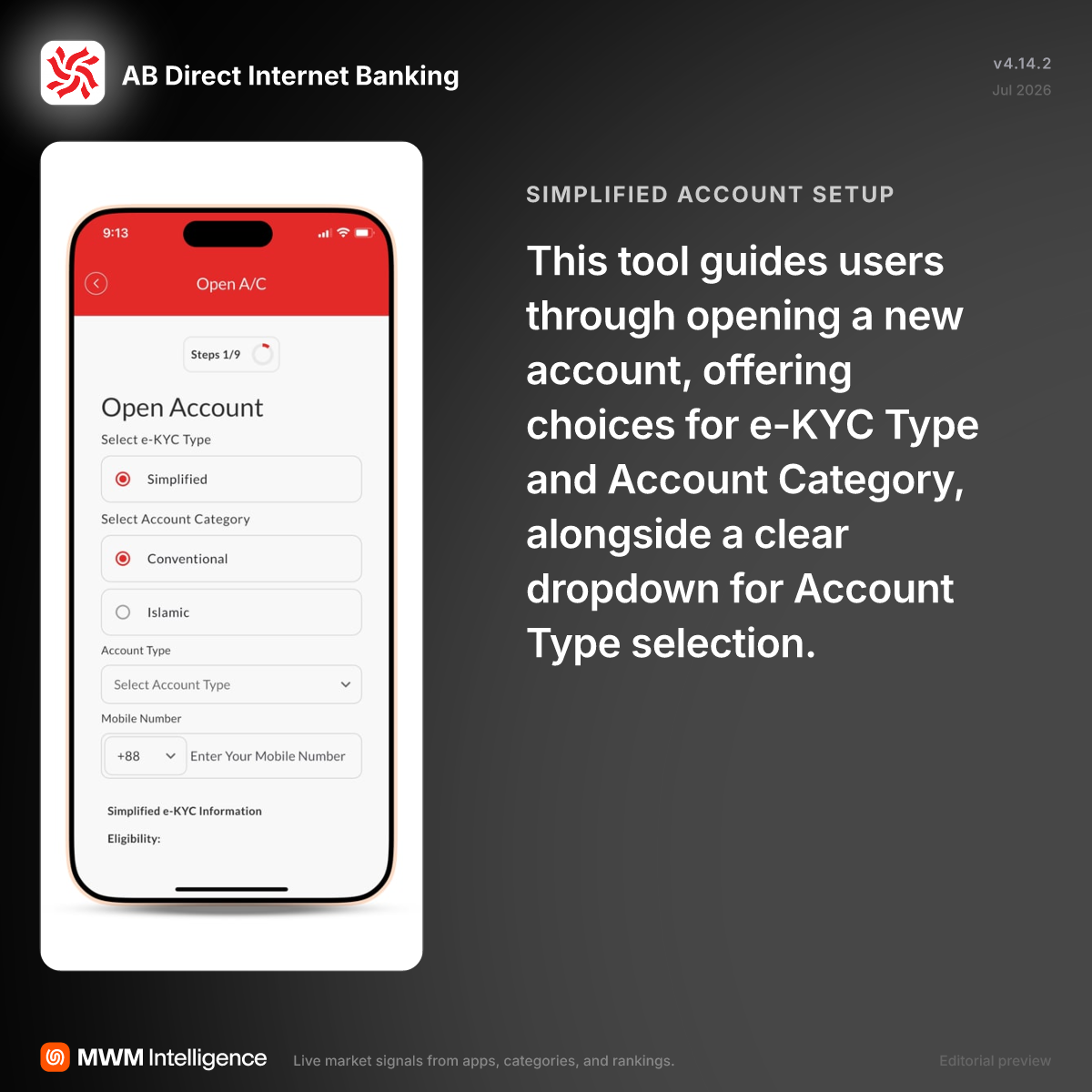 AB Direct Internet Banking - Finance App | MWM
