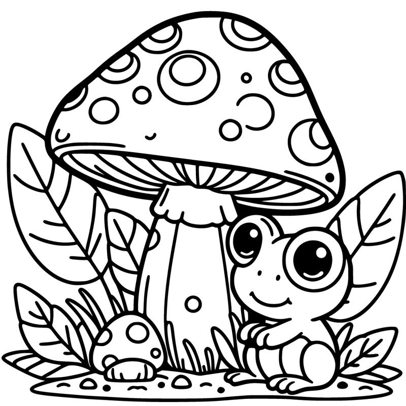 mushroom frog