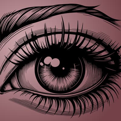 realistic eye