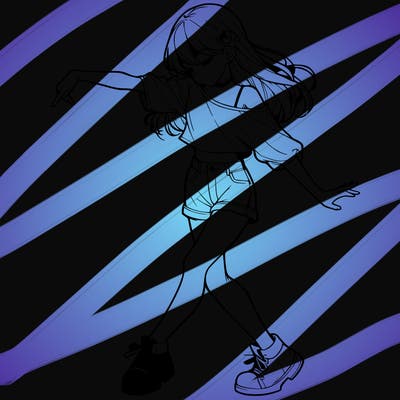 realistic girl danceing