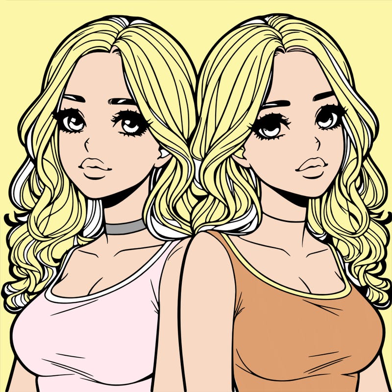 realistic twin sisters