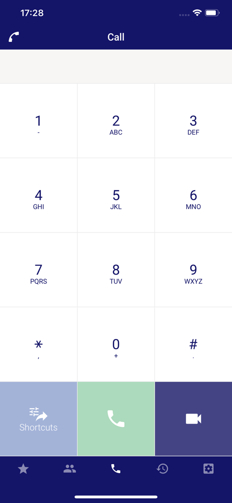 UNIVERGE ST500 - UNIVERGE ST500 softphone dial pad interface for making business calls