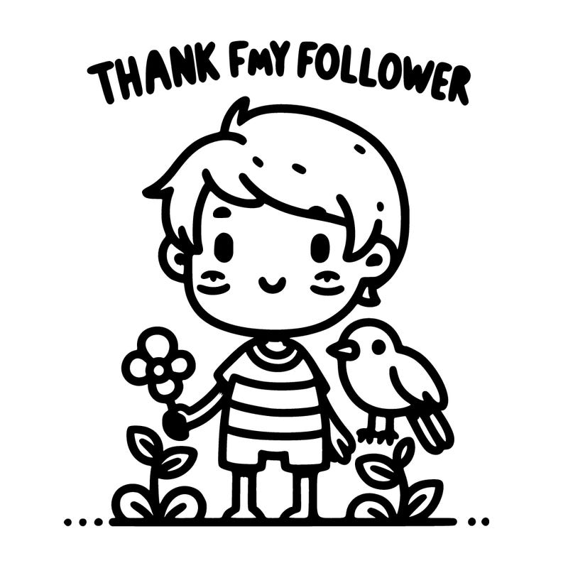 thanks for my first folower