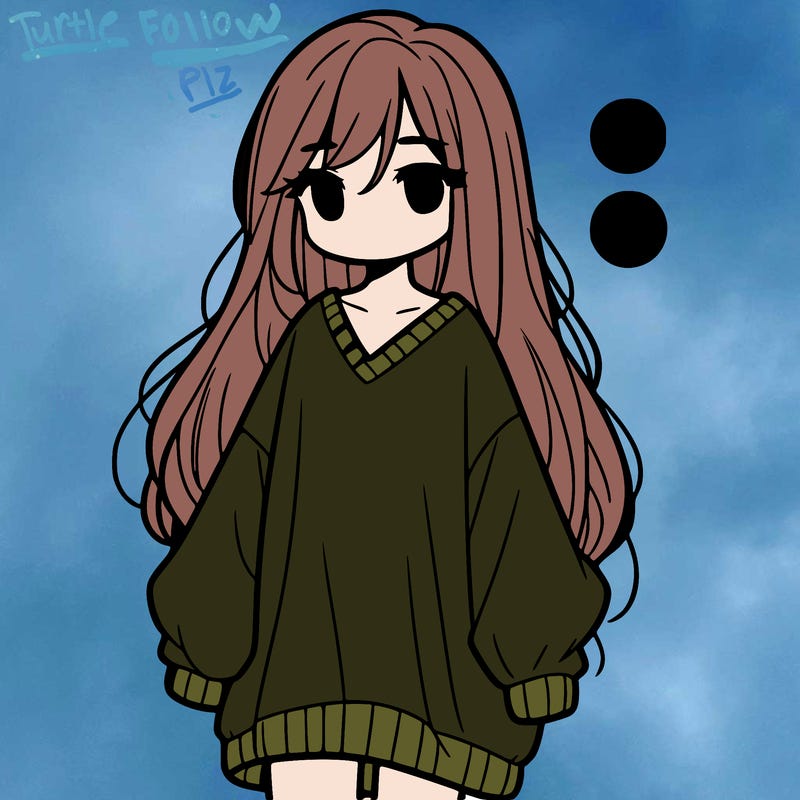 girl wearing a oversized shirt and long hair