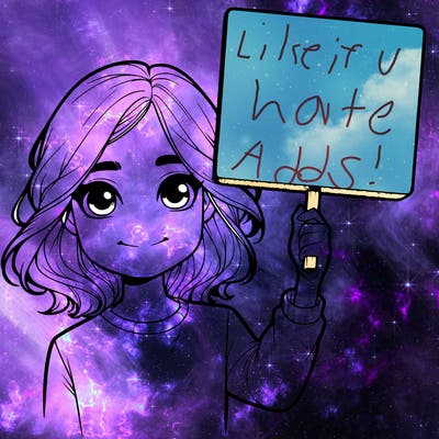 realistic girl holding up a sign