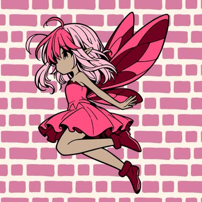 manga fairy flying