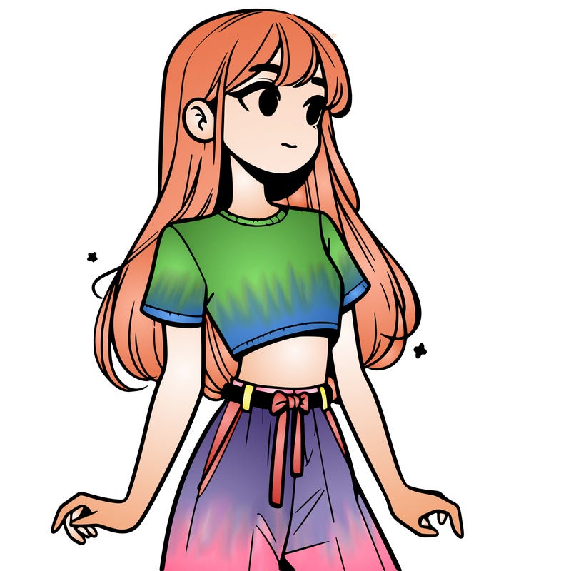 girl in a cute crop top