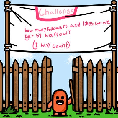 a big banner in a fence open without colors