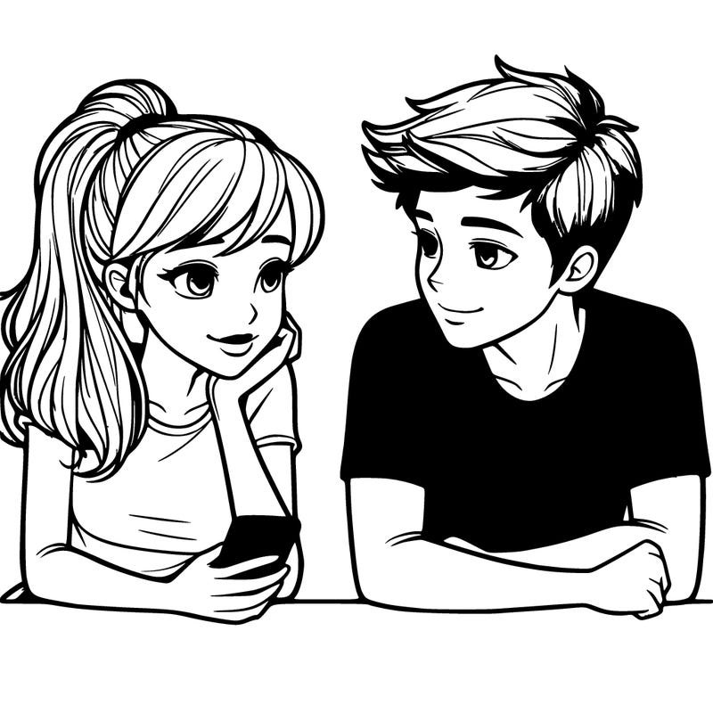 realistic girl and boy dating