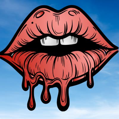lips that look realistic and drip