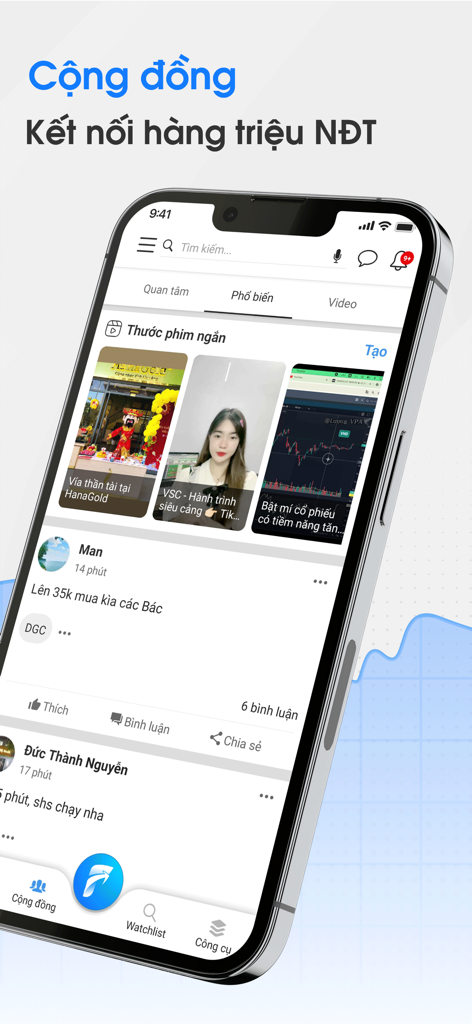 FireAnt app social community feed with investor posts and short videos