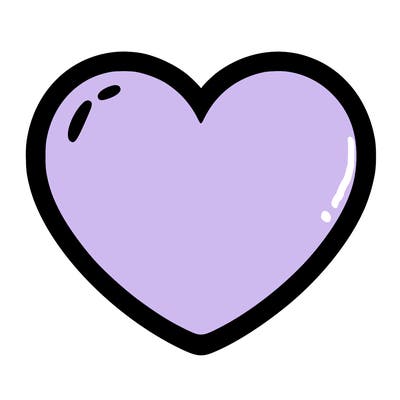 a blank heart