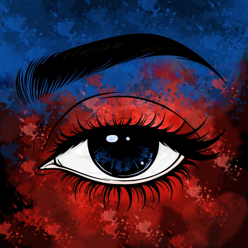 eye closed realistic