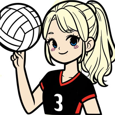 volleyball girl