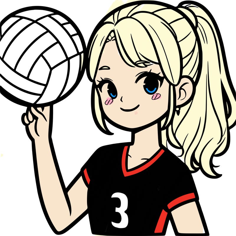 volleyball girl