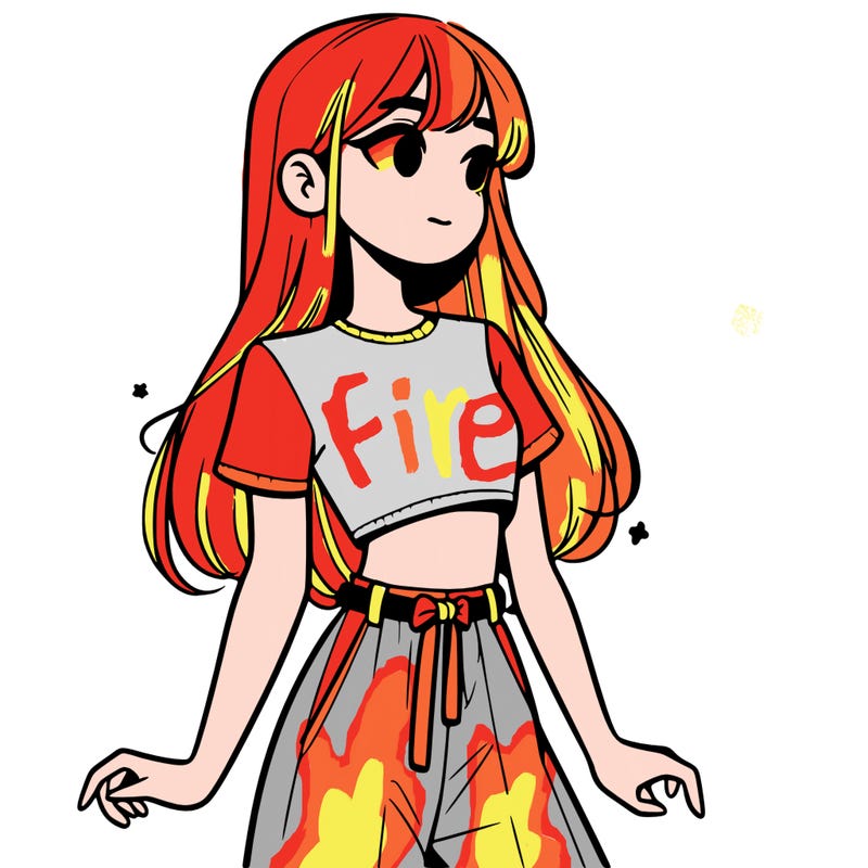 girl in a cute crop top