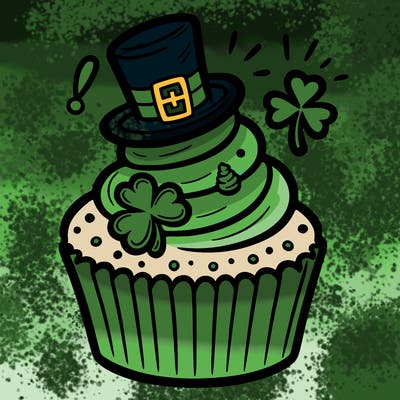 saint patrick’s day cupcake