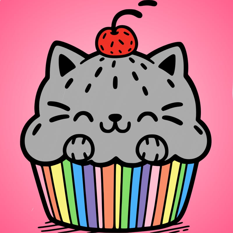 cat cupcake
