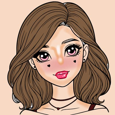 realistic pretty girl