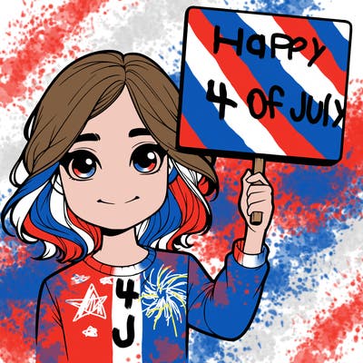realistic girl holding up a sign