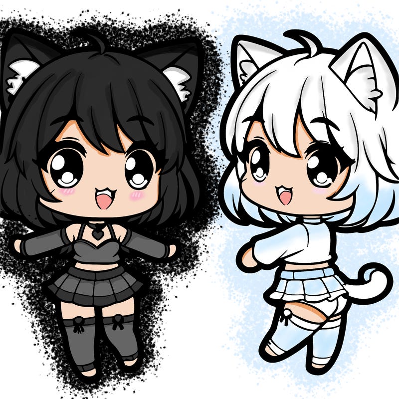chibi cat girl