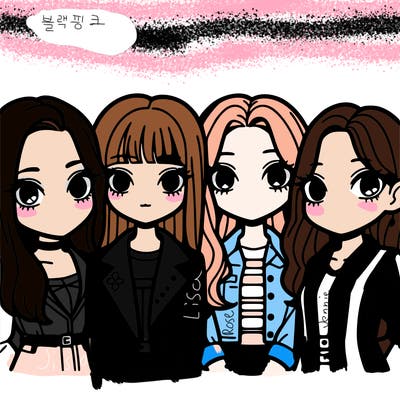 blackpink a girl group kpop 4 girls are in the group lisa jennie rose jisoo