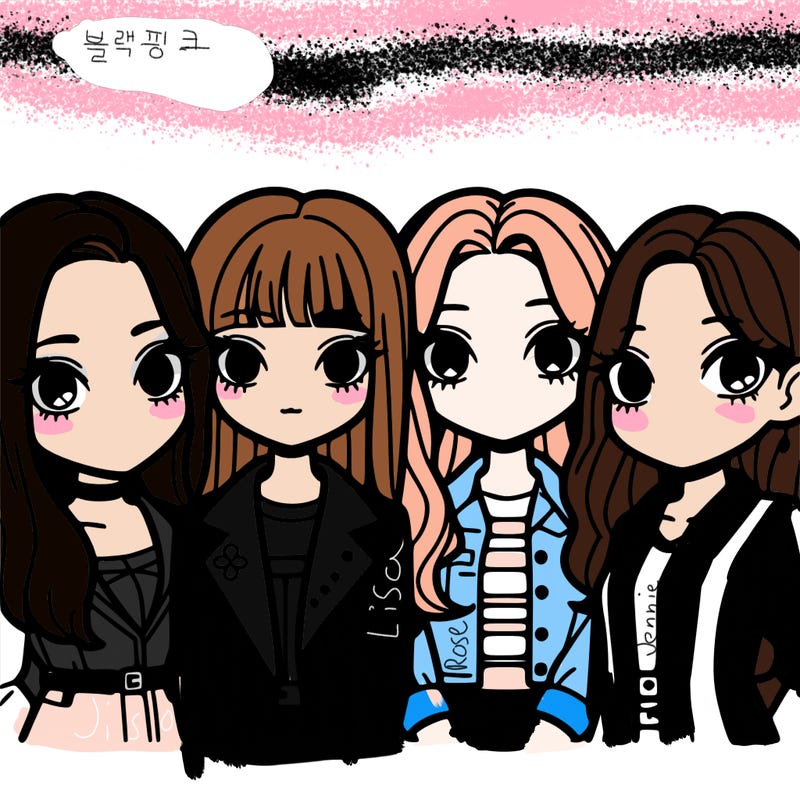 blackpink a girl group kpop 4 girls are in the group lisa jennie rose jisoo
