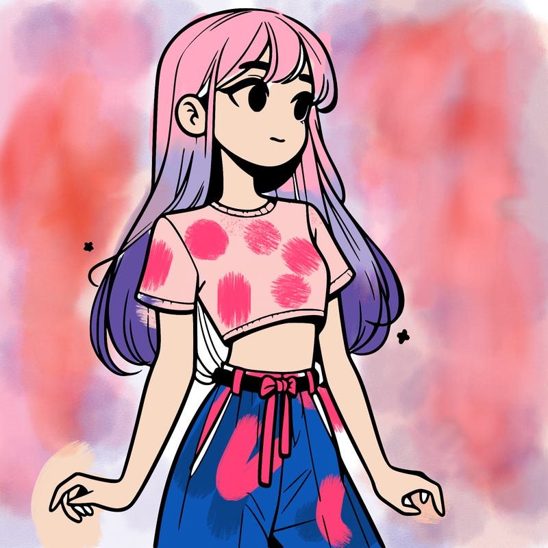 girl in a cute crop top