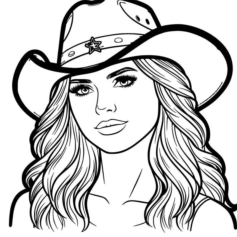 realistic woman wearing a dallas cowboy cap