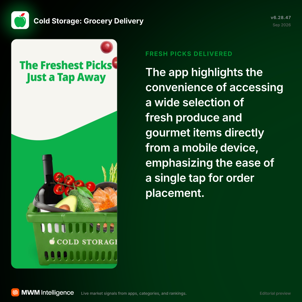 Cold Storage: Grocery Delivery - Shopping App | MWM