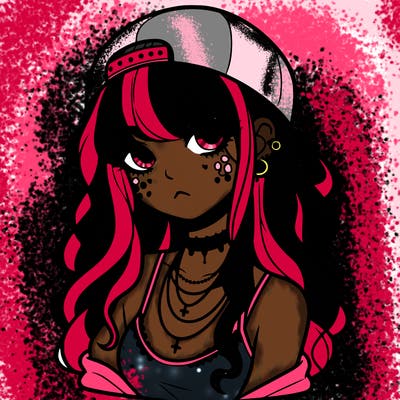 scene girl aesthetic