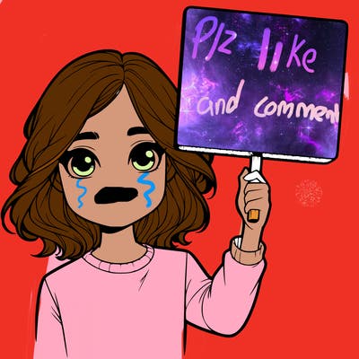 realistic girl holding up a sign