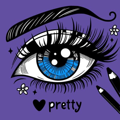 pretty eye