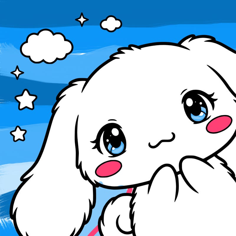anime cinnamoroll cute fluffy