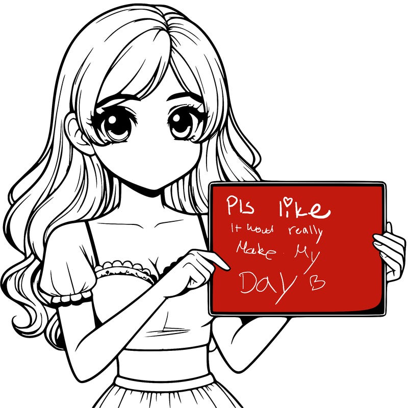 realistic pretty girl holding blank sign