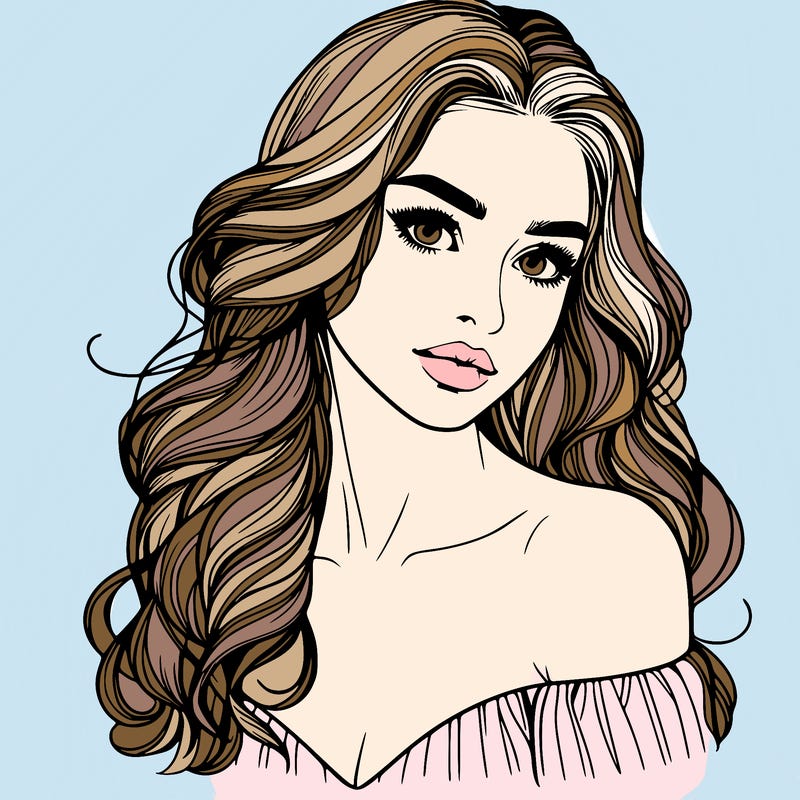 beautiful realistic girl