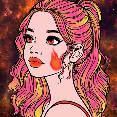 beautiful realistic girl