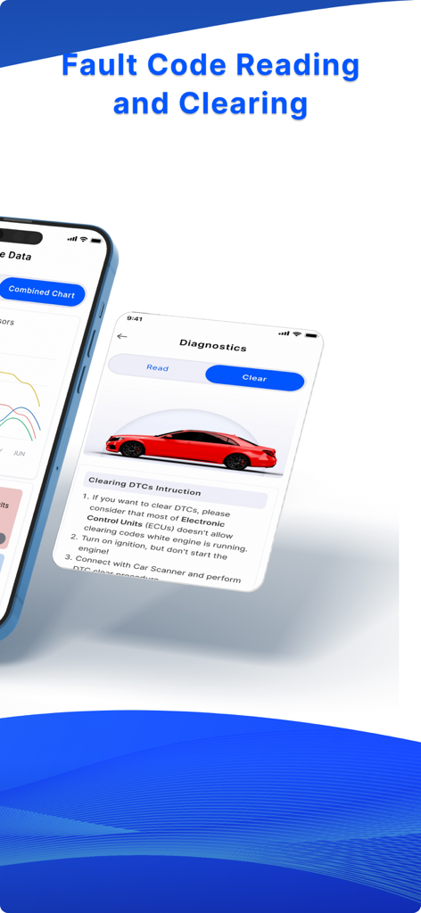 OBD2 Car Scanner - Torque FixD - Pantalla de la aplicación Escáner de Coche OBD2 que muestra diagnósticos de lectura y borrado de códigos de falla