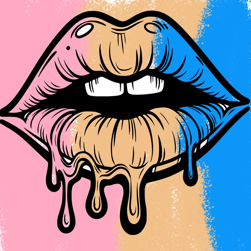 lips that look realistic and drip