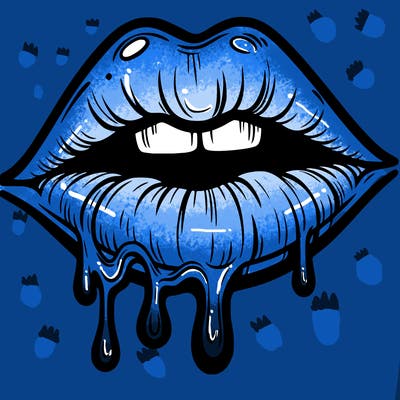 lips that look realistic and drip