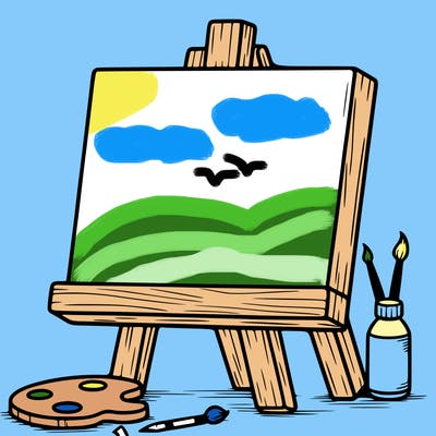 canvas that is ready to be painted on